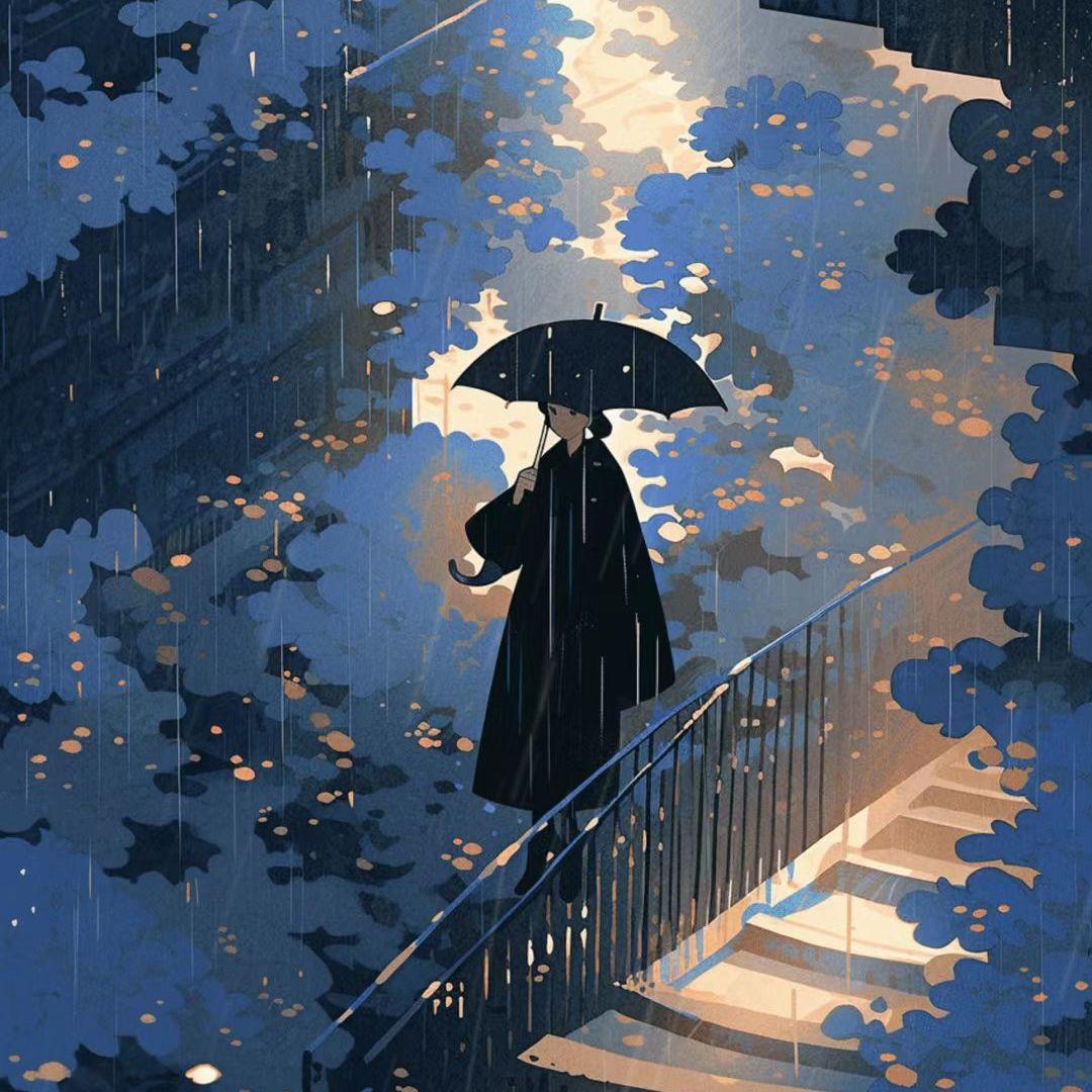 因为下雨天可以治疗失眠
