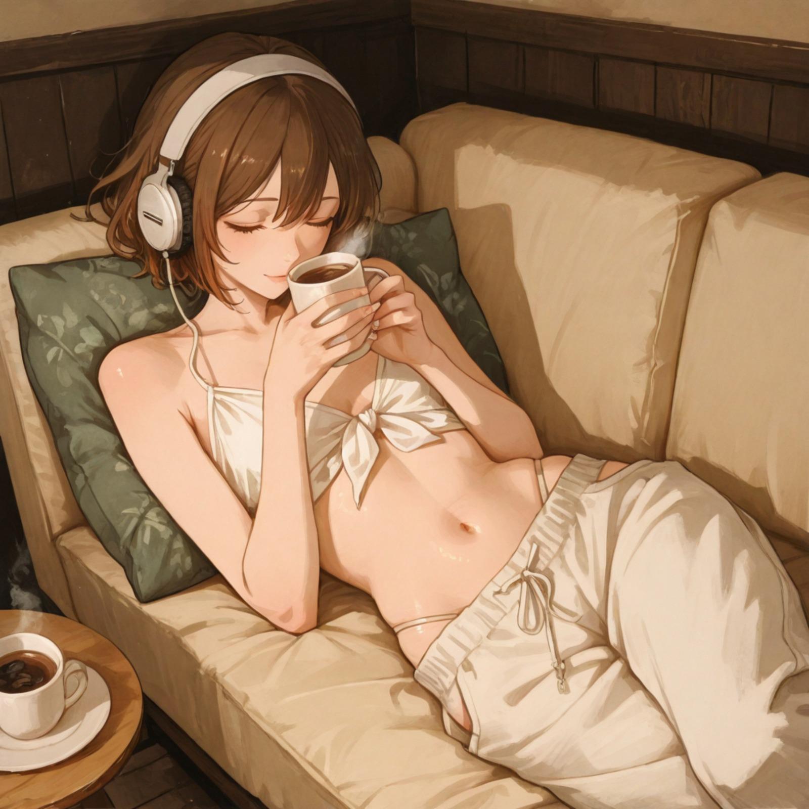 Cozy Lofi Hip Hop Piano on a Snowy Night