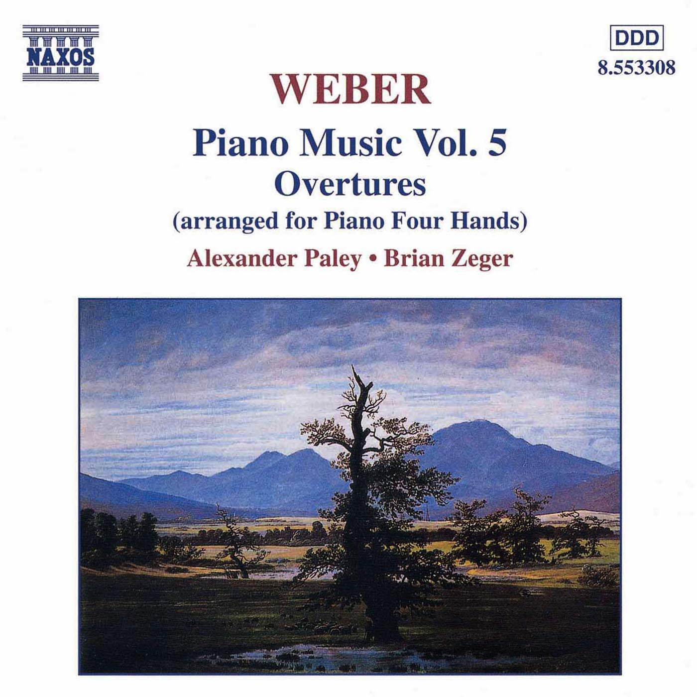 WEBER: Overtures (Piano Arrangement)