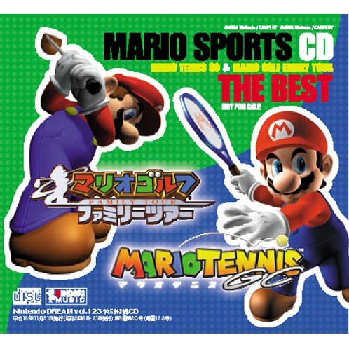 MARIO SPORTS CD: MARIO TENNIS GC & MARIO GOLF FAMILY TOUR THE BEST