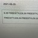 8.29 FREESTYLE