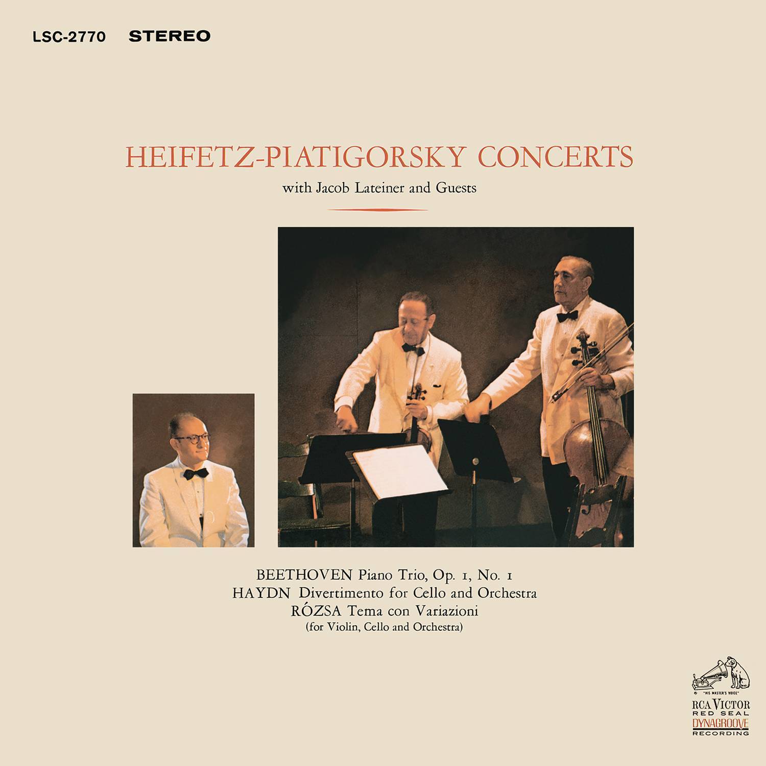 Beethoven: Piano Trio No. 1 in E-Flat Major & Haydn: Divertimento in D Major & Rózsa: Sinfonia concertante