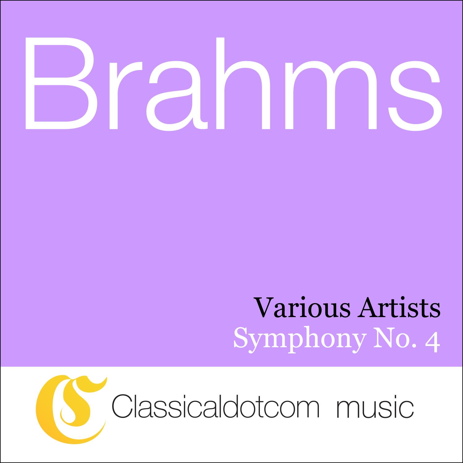 Johannes Brahms, Symphony No. 4 In E Minor, Op. 98