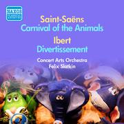 SAINT-SAENS: Carnival of the Animals / IBERT: Divertissement (F. Slatkin) (1953-1954)