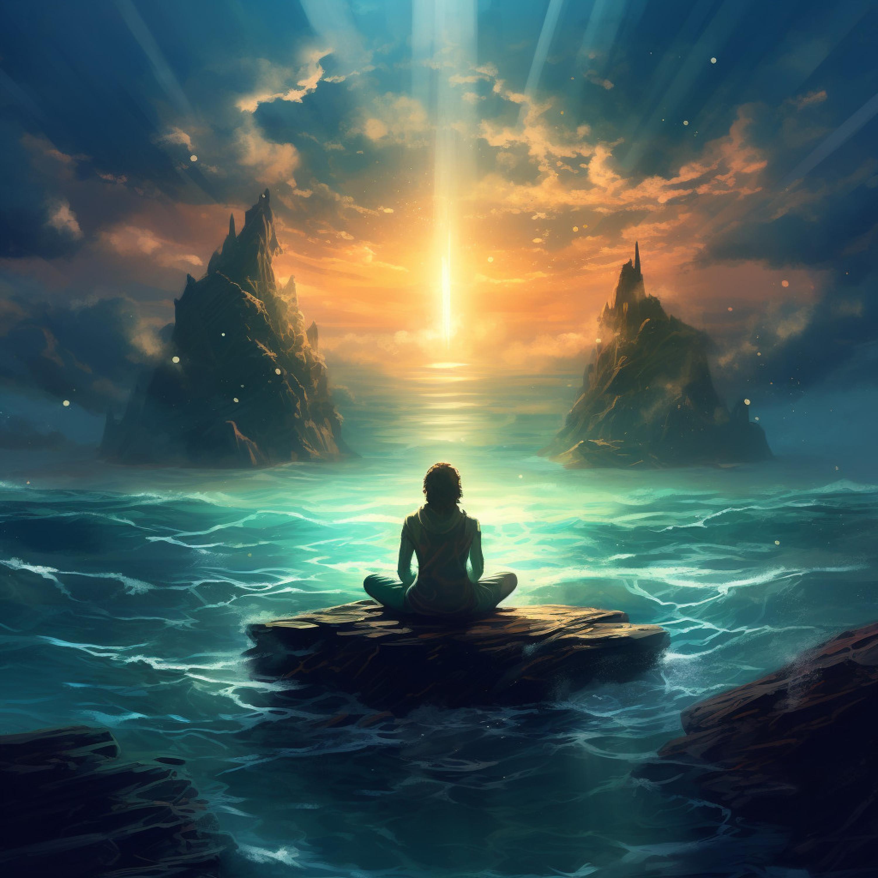 Seraphic Binaural Wisdom - Binaural Ocean Meditation Symphony