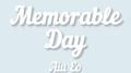 Memorable Day专辑