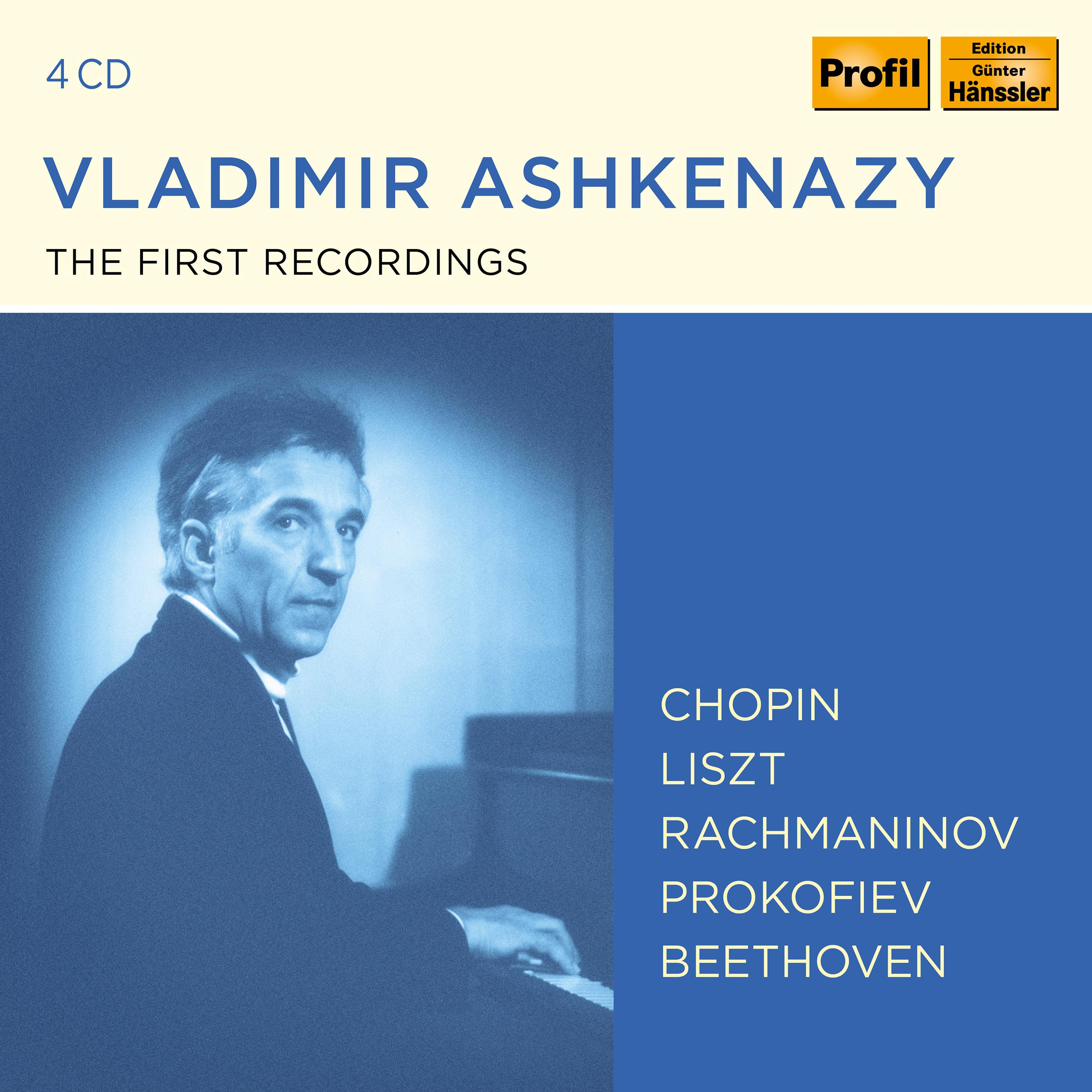 Piano Recital: Ashkenazy, Vladimir - CHOPIN, F. / LISZT, F. / RACHMANINOV, S. / PROKOFIEV, S. / BEETHOVEN, L. van (The First Recordings) (1955-1961)