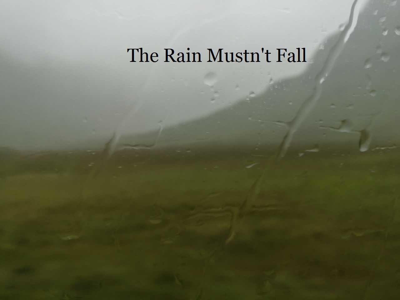 the rain mustn't fall专辑