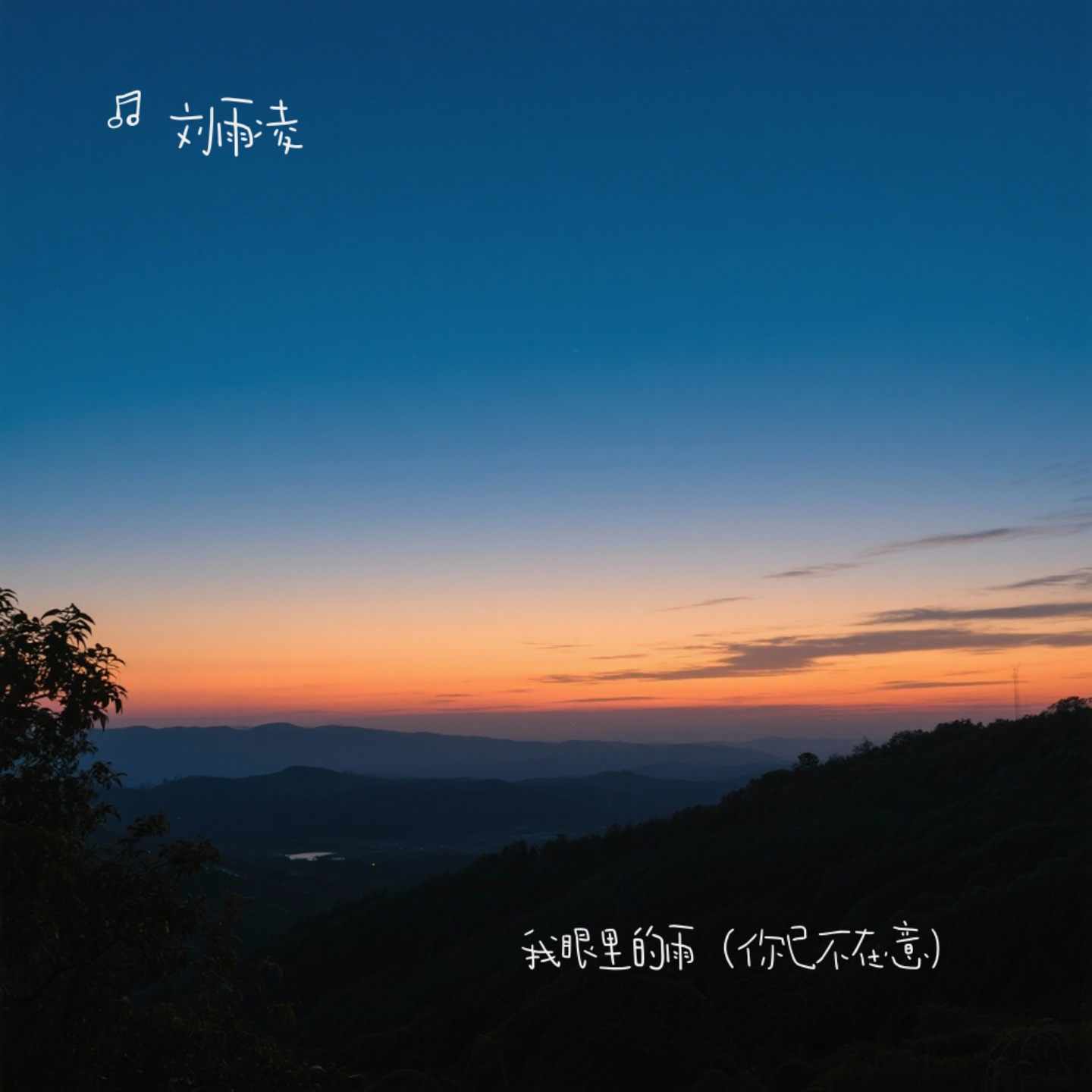 我眼里的雨（你已不在意）