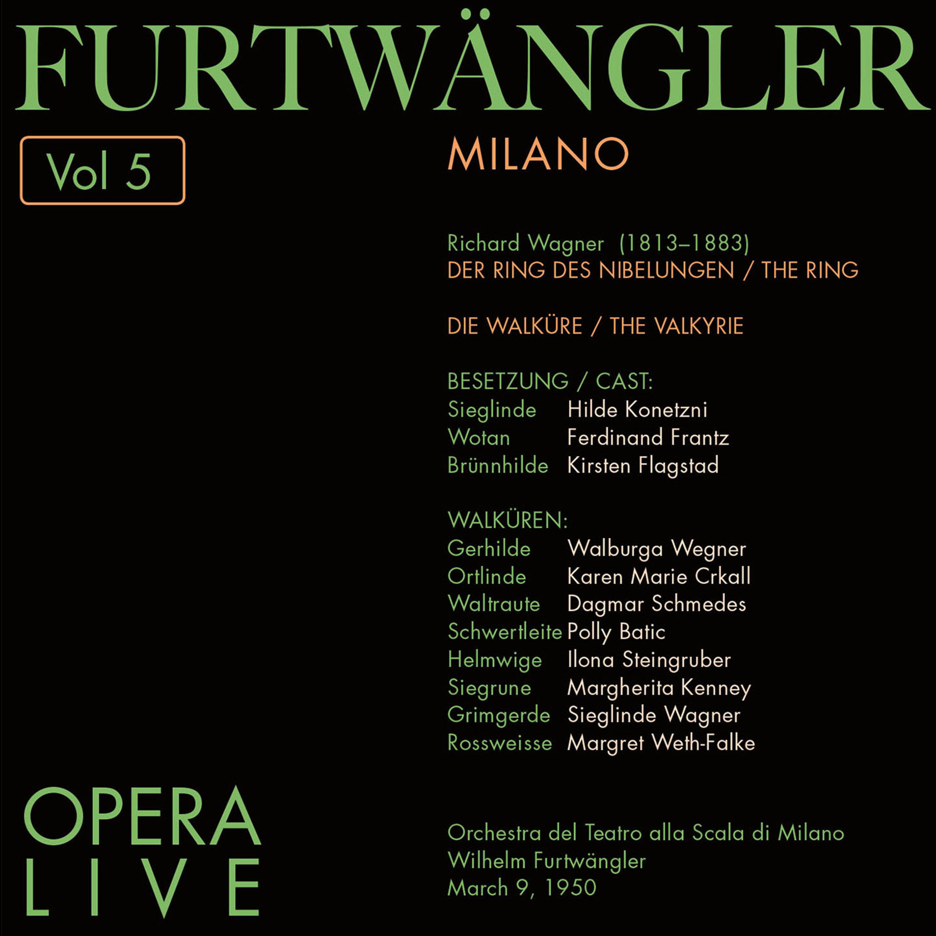 Furtwängler - Opera Live, Vol.5专辑