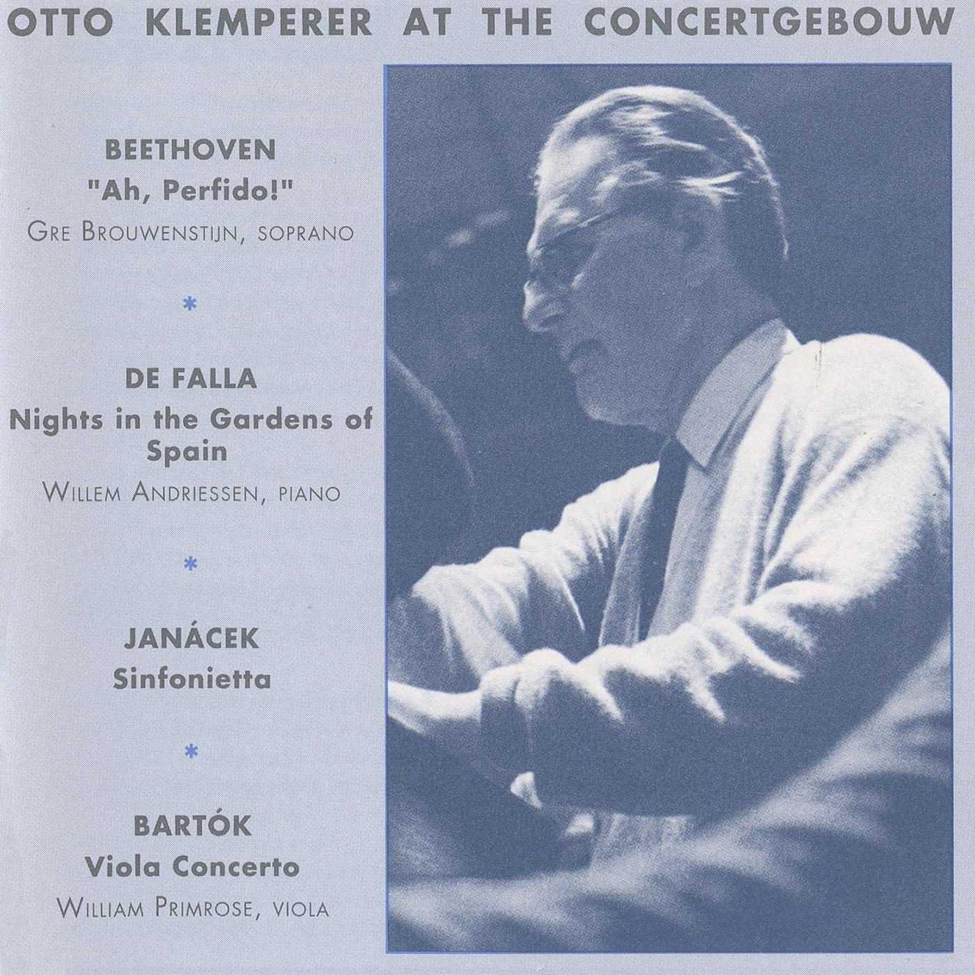 Orchestral Music - BEETHOVEN, L. van / FALLA, M. de / BARTOK, B. (Klemperer at the Concertgebouw) (1专辑