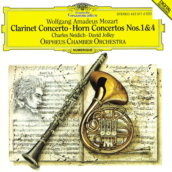 Mozart: Clarinet Concerto - Horn  Concertos Nos. 1 & 4