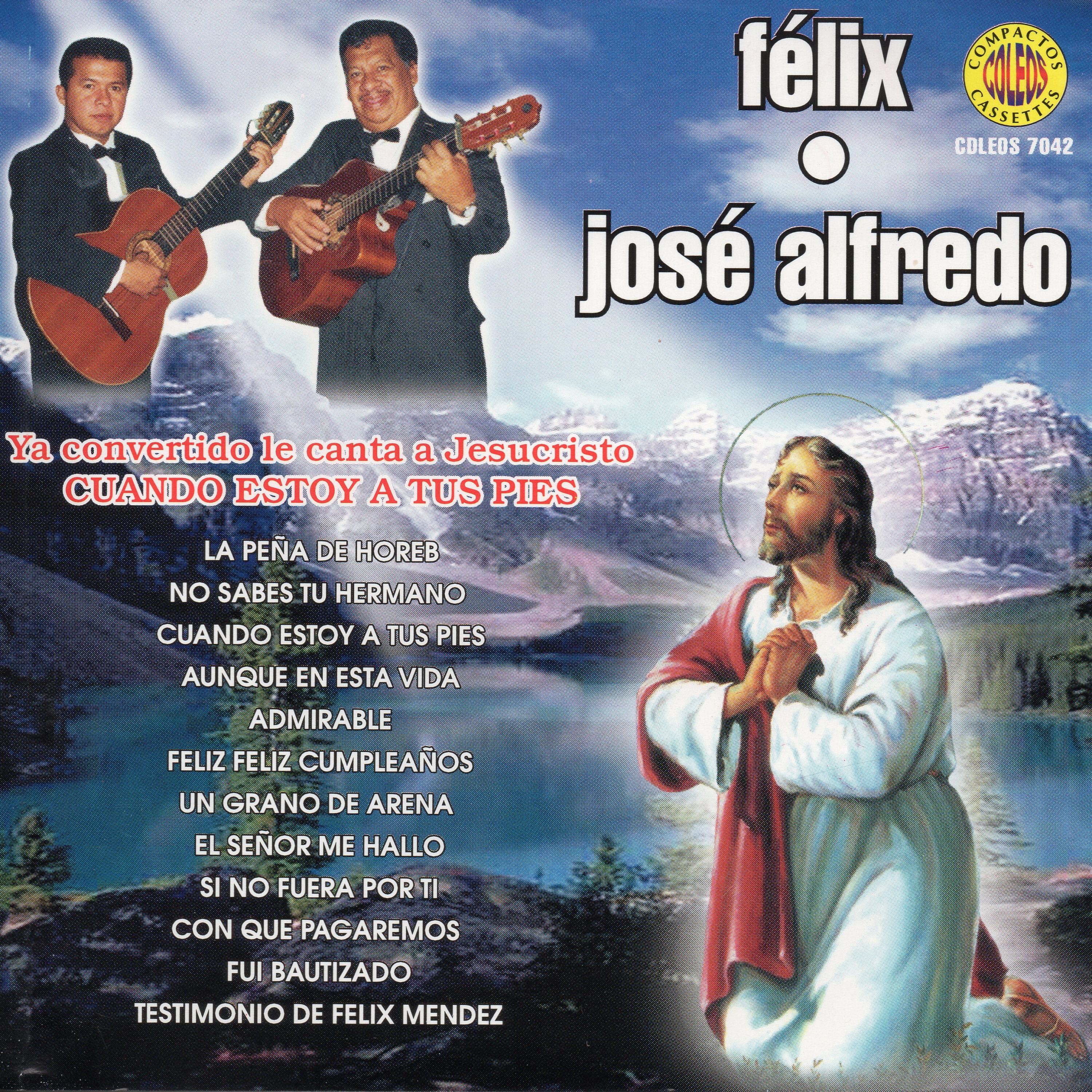 Ya Convertido Le Canta a Jesucristo Cuando Estoy Estoy a Tus Pies