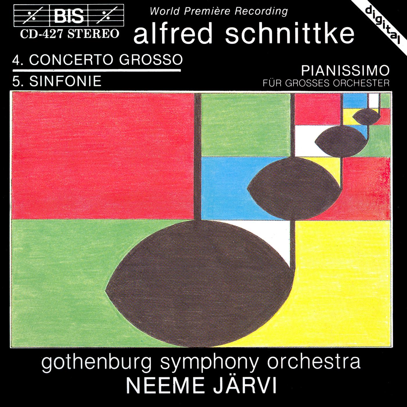 SCHNITTKE: Concerto Grosso No. 4 ("Symphony No. 5") / Pianissimo