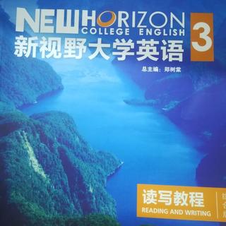 新视野大学英语第三版3