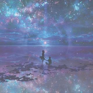 在天空中划过的电音；戴上耳机感受快乐