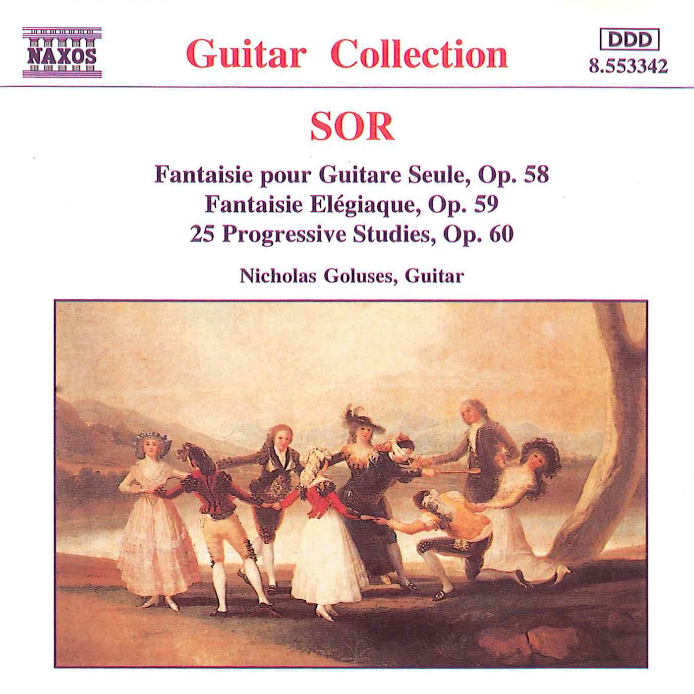 SOR: 25 Progressive Studies, Op. 60 / Fantaisie Elegiaque