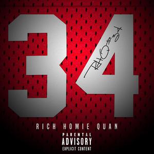YG Ft. Rich Homie Quan - My Nigga (Instrumental) 无和声伴奏 （降7半音）