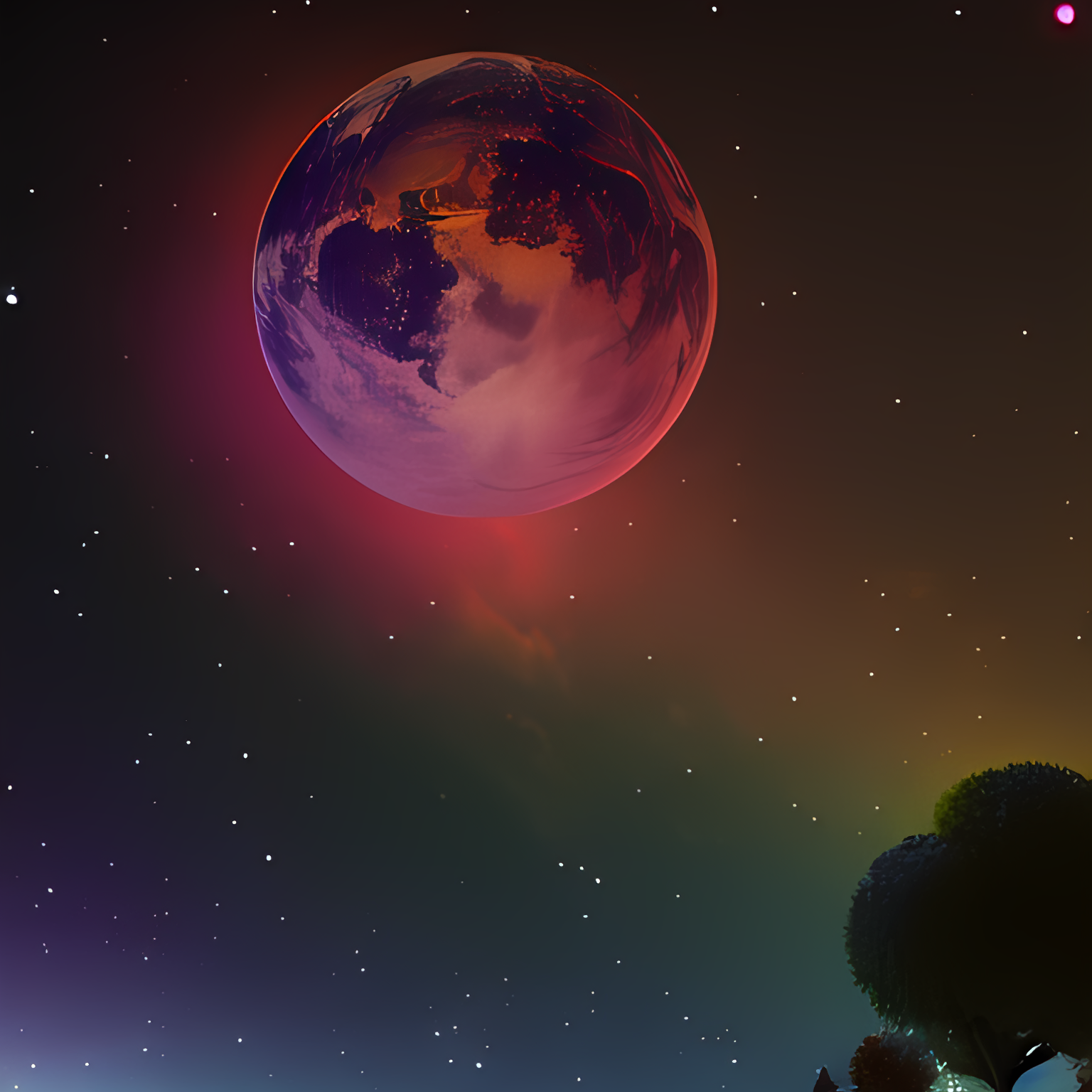 夜空绘本