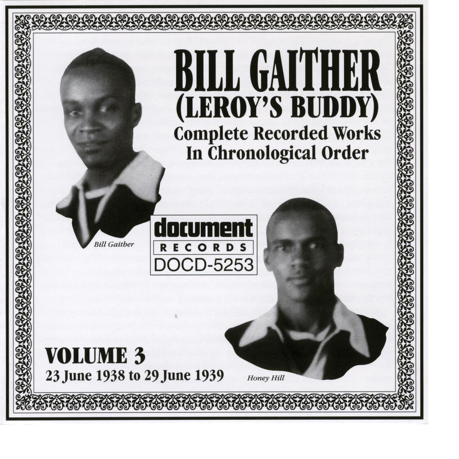 Bill Gaither Vol. 3 1938-1939
