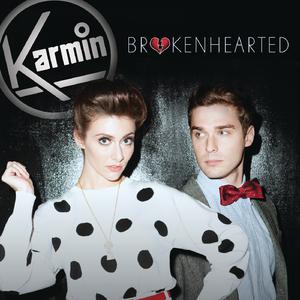 Karmin - brokenhearted (官方Karaoke) 有和声伴奏 （升8半音）