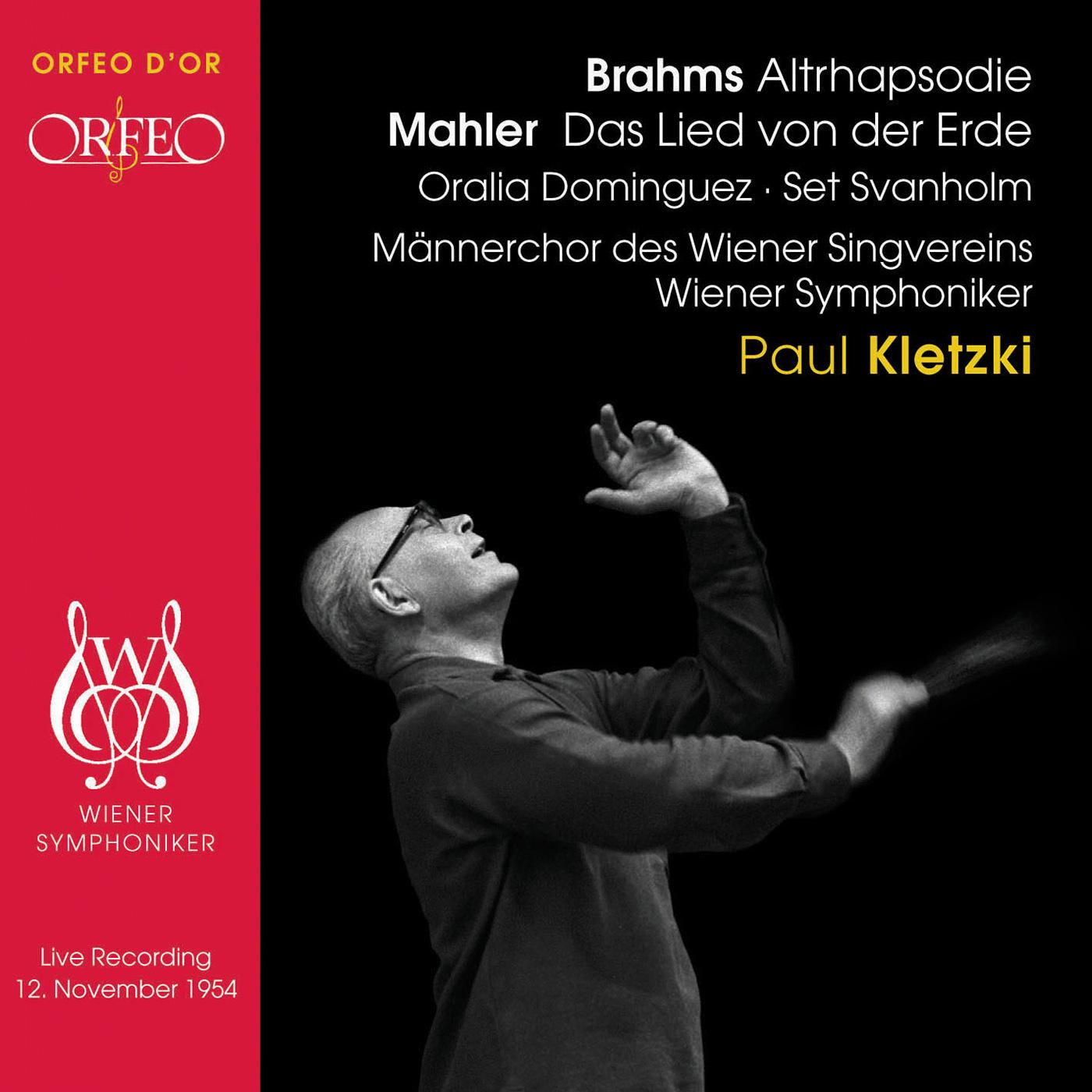 BRAHMS, J.: Alto Rhapsody / MAHLER, G.: Das Lied von der Erde (Dominguez, Wiener Männergesang-Verein, Vienna Symphony, Kletzki)
