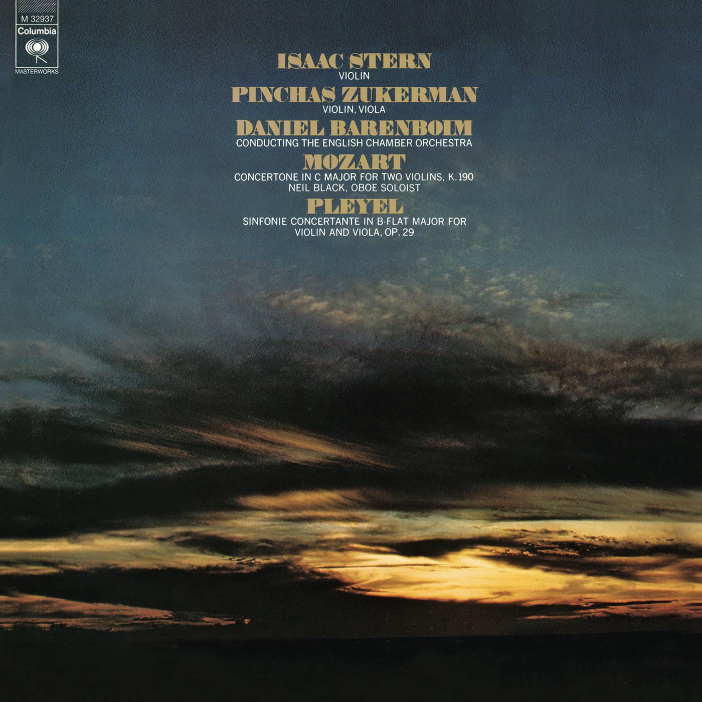 Mozart: Concertone in C Major, K. 190 & Pleyel: Sinfonie Concertante in B-Flat Major, Op. 29 (Remastered)