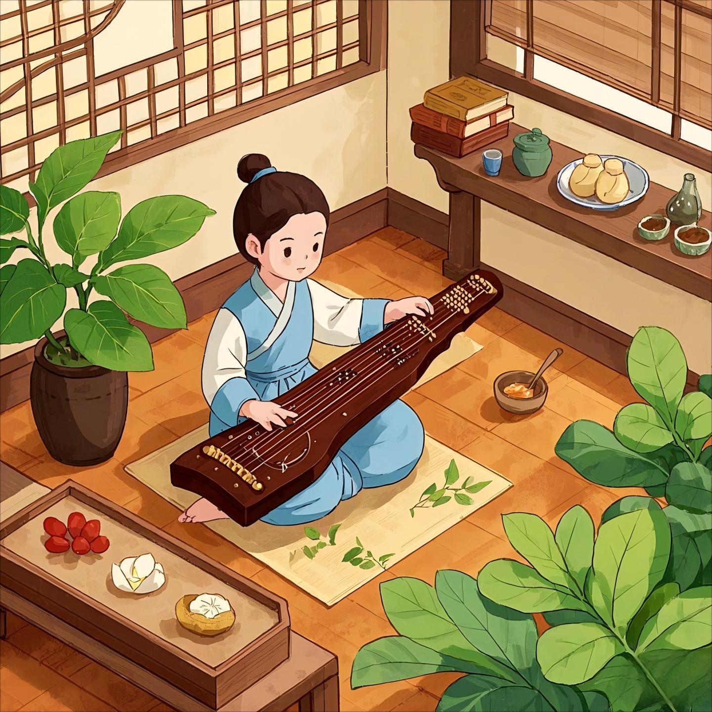 古琴音乐疗法（促进消化）