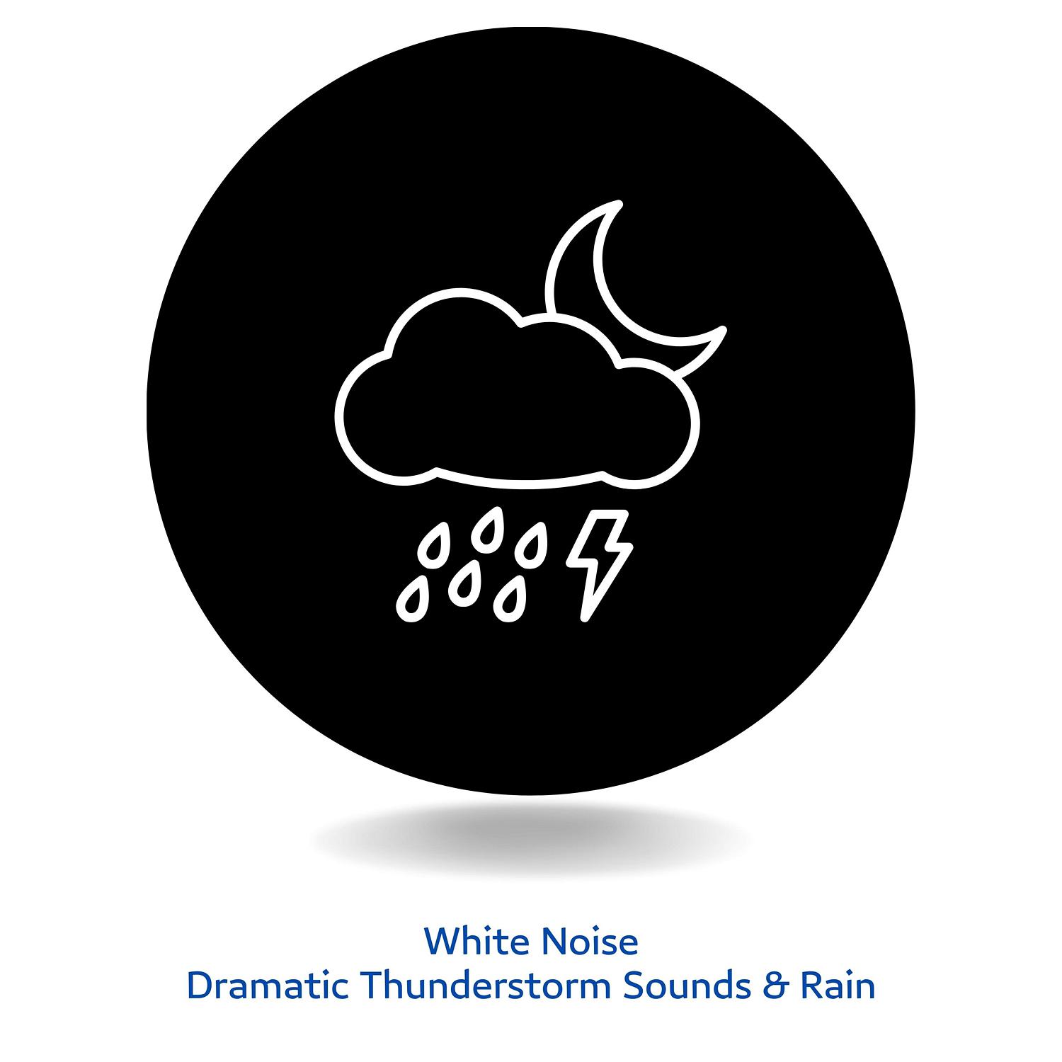 Nature Ambience - (Loopable) Heavier Rainfall with Thunder, White Noise