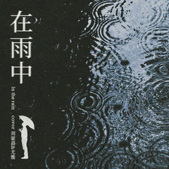 在雨中