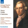 VANHAL: Violin Concertos in G Major, B-Flat Major, and G Major
