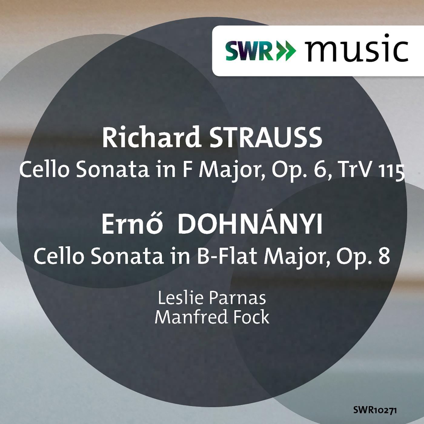 STRAUSS, R. / DOHNÁNYI, E.: Cello Sonatas (Parnas, Fock)
