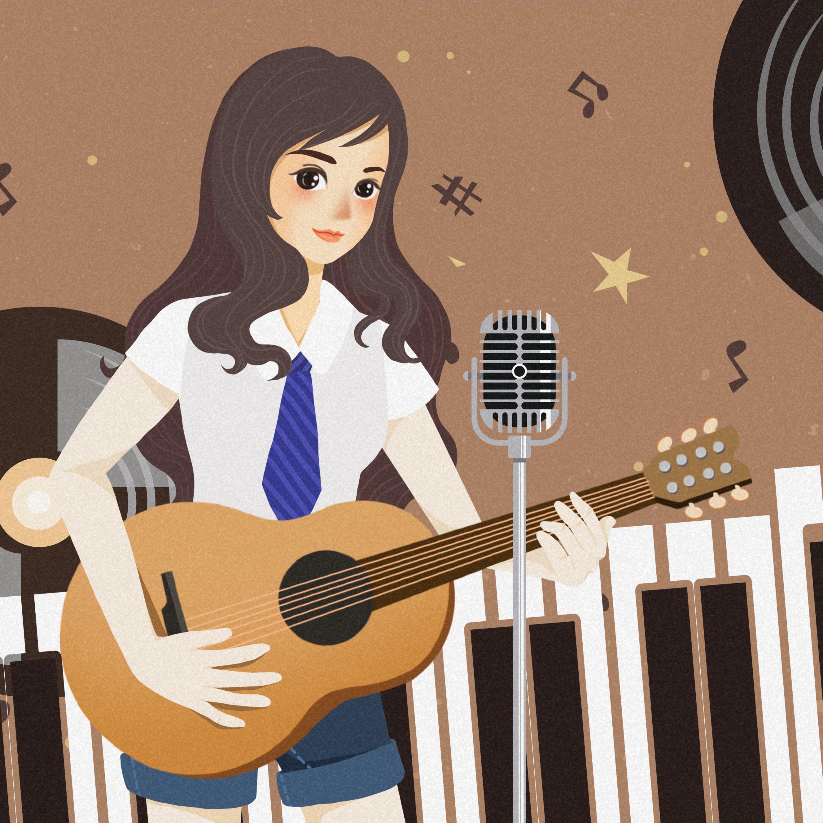 生活不止眼前的苟且<女生吉他弹唱版>