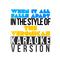 When It All Falls Apart (In the Style of the Veronicas) [Karaoke Version] - Single专辑