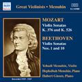 MOZART / BEETHOVEN: Violin Sonatas (Menuhin) (1929-1947)