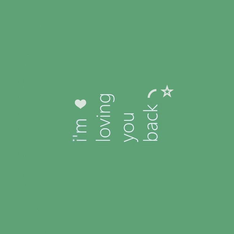 ...i'm loving you back