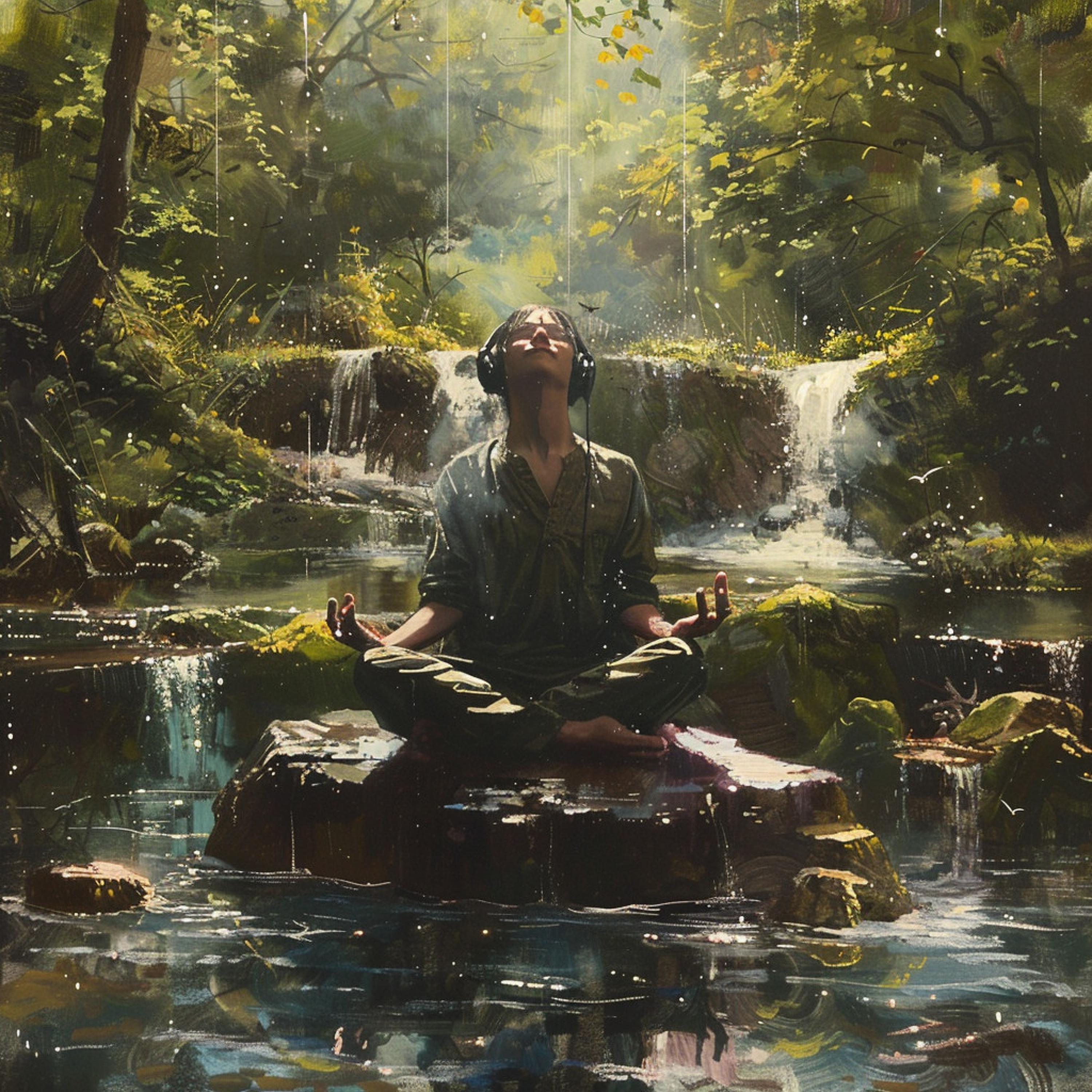 Meditation and Stress Relief Therapy - Harmonic Pond Reflect