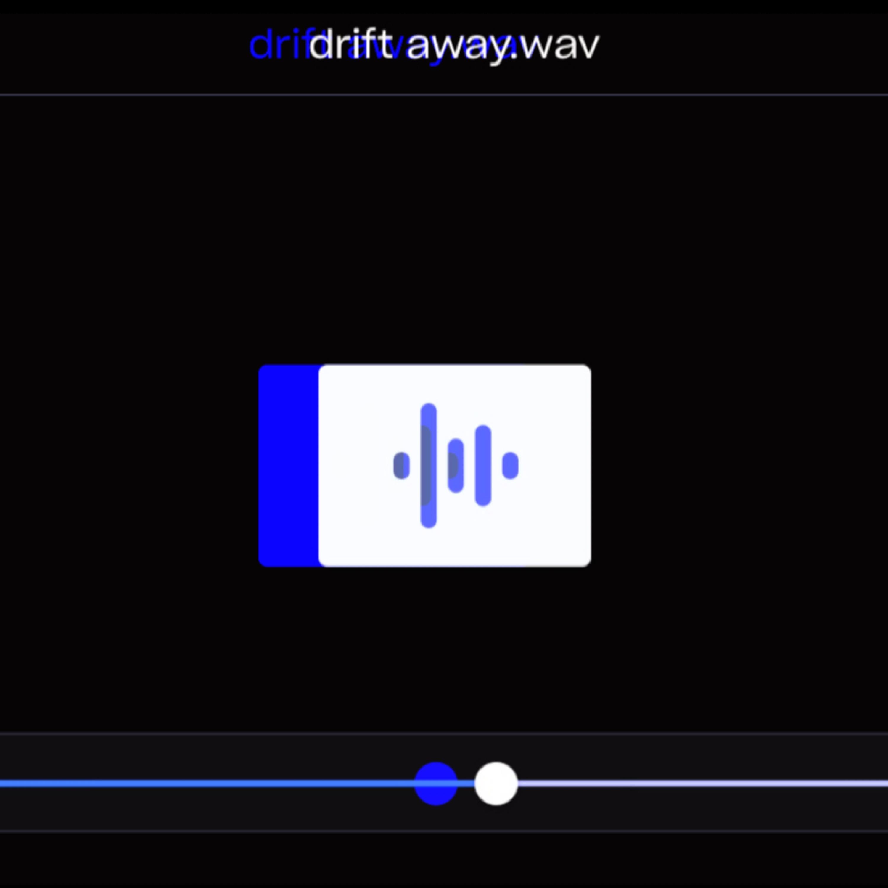 drift away