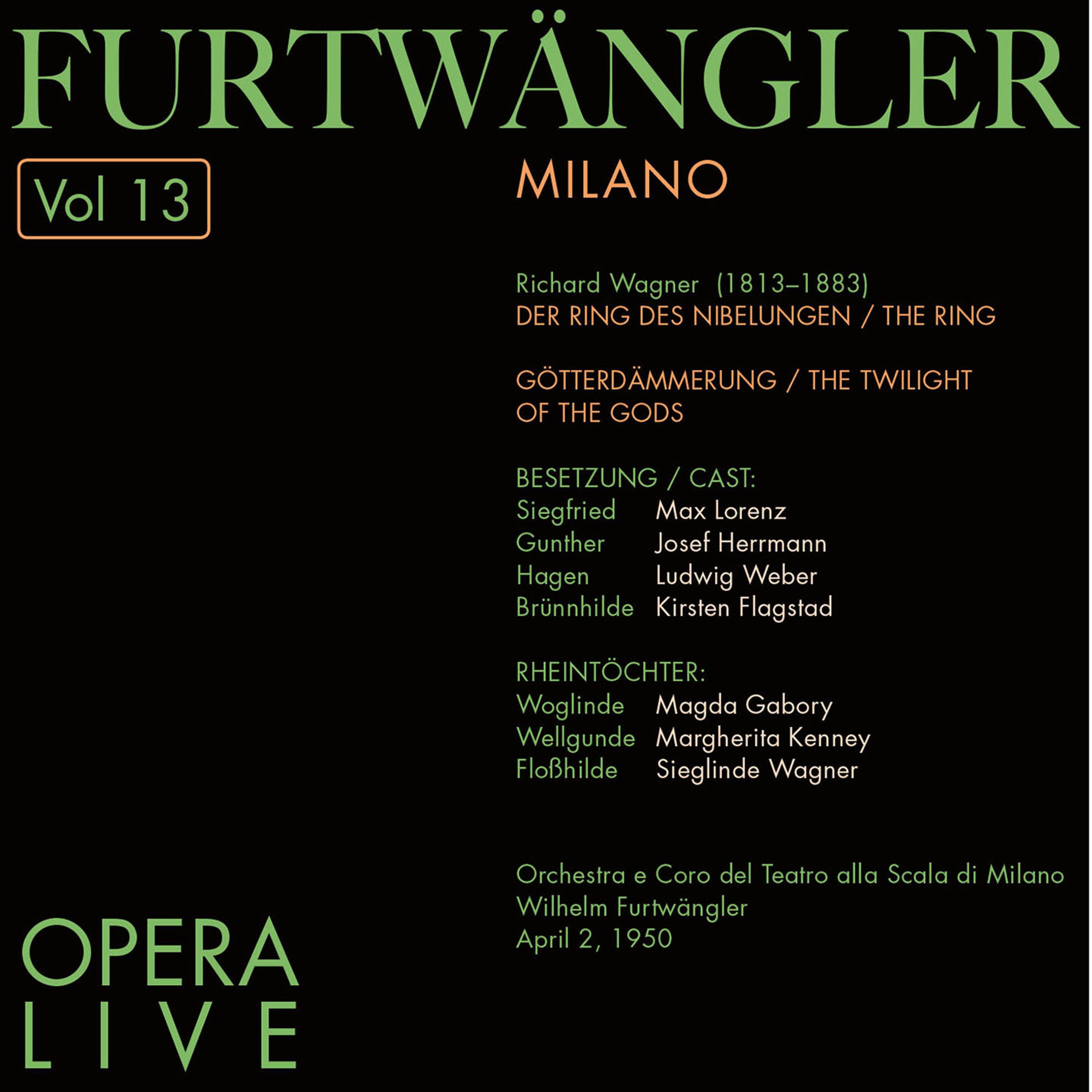 Furtwängler - Opera Live, Vol.13专辑