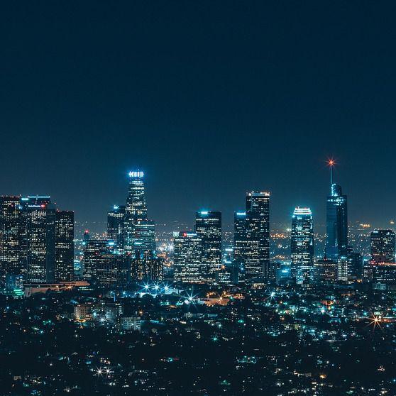 新一线城市夜景 （航拍音乐）