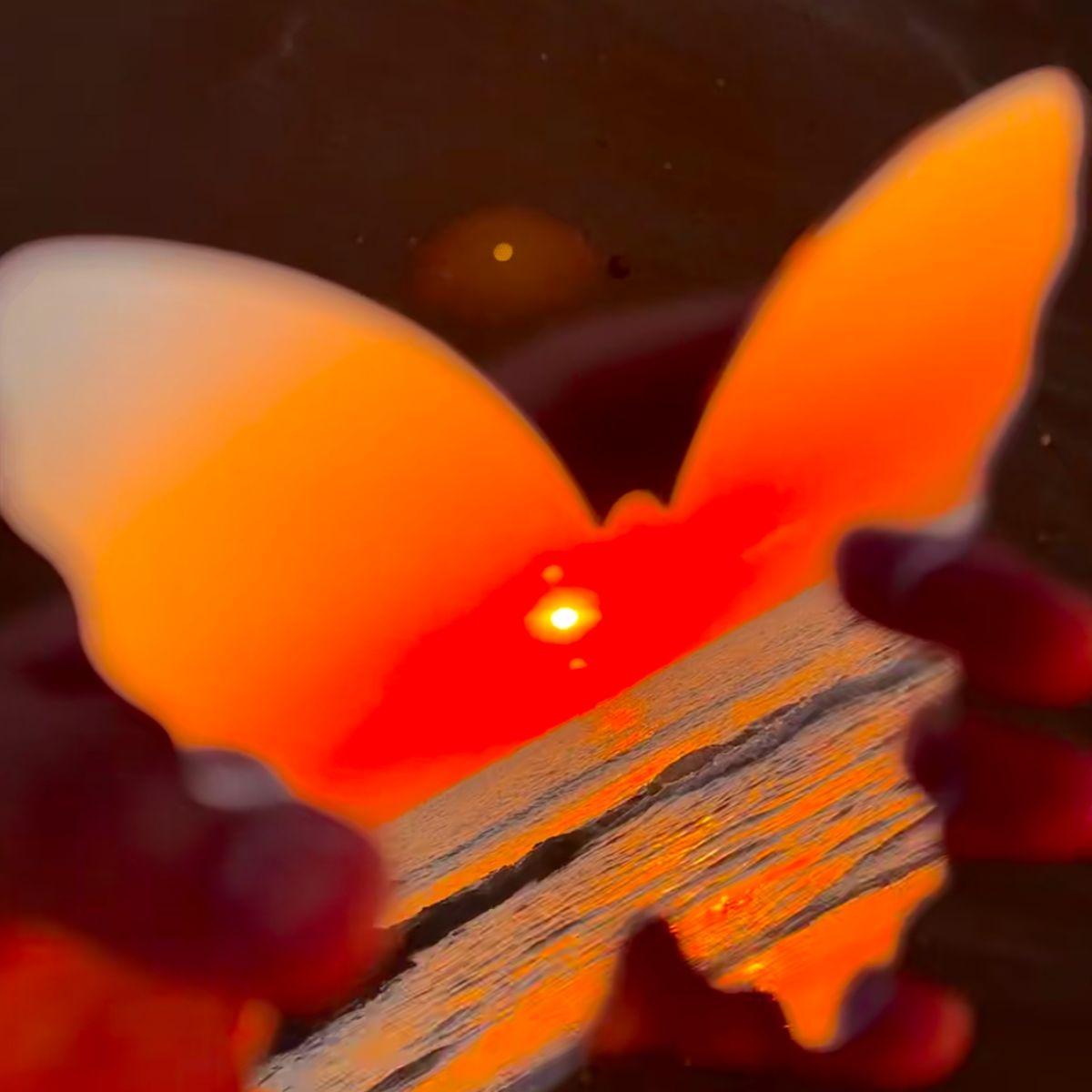 日落下的橘子海