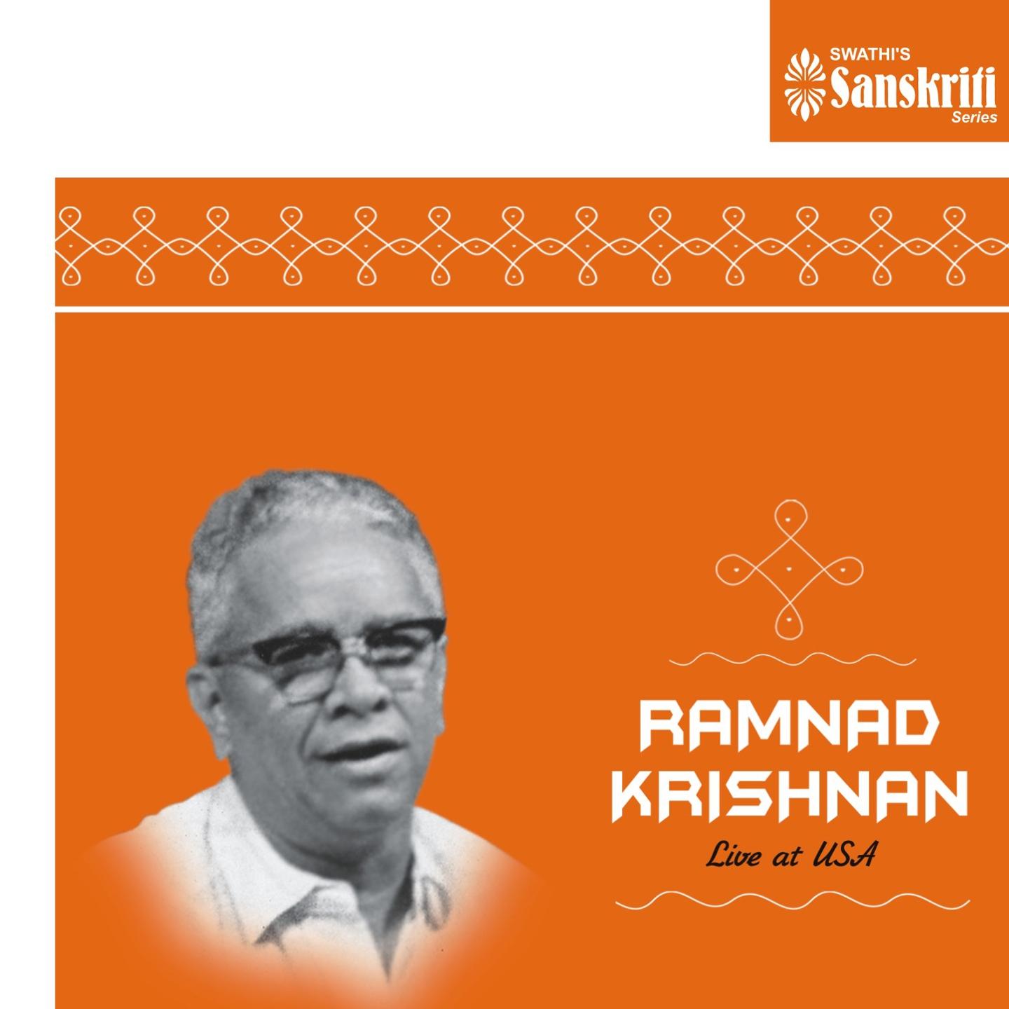 Ramnad Krishnan: Live at USA
