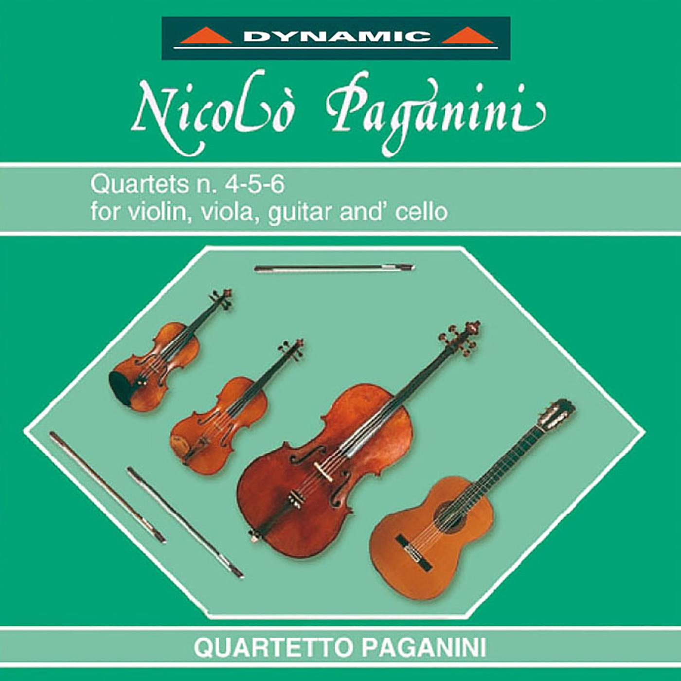PAGANINI: 15 Quartets for Strings and Guitar (The), Vol. 4