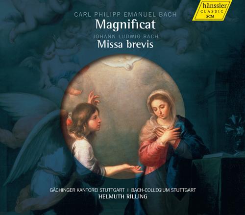 BACH, C.P.E.: Magnificat, Wq. 215 / BACH, J.L.: Missa Brevis (excerpts) (Stuttgart Gächinger Kantorei, Stuttgart Bach Collegium, Rilling)