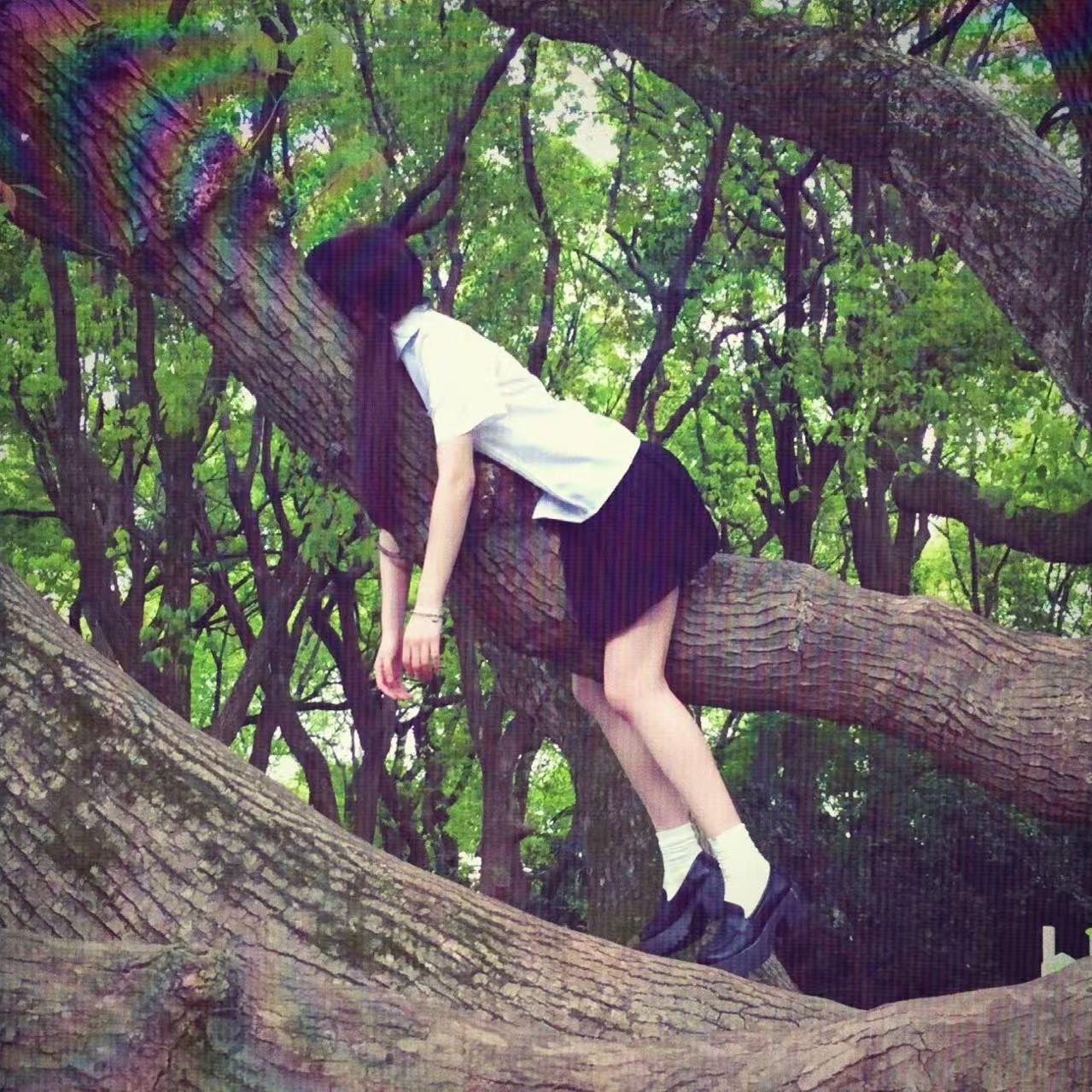 大树下，我们俩抽一根烟